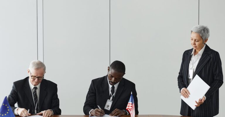 Illustration de Accord UE-USA : la France s'oppose, inquiétude des députés EU-US-agreement