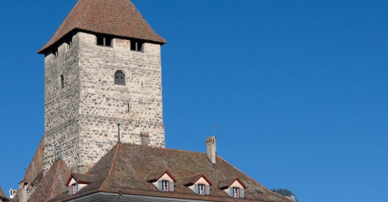 Illustration de La Suisse face aux droits de douane américains : un défi économique majeur Swiss-flag-Bern