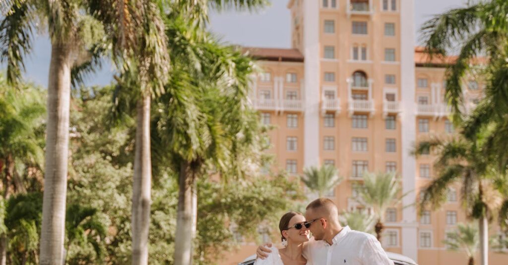 Illustration de Mariages en hausse malgré les coûts : un record en 2025 wedding-couple-celebration