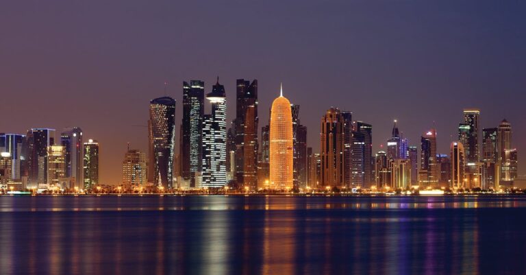 Illustration de USA garantissent sécurité du Qatar après attaque israélienne doha-skyline