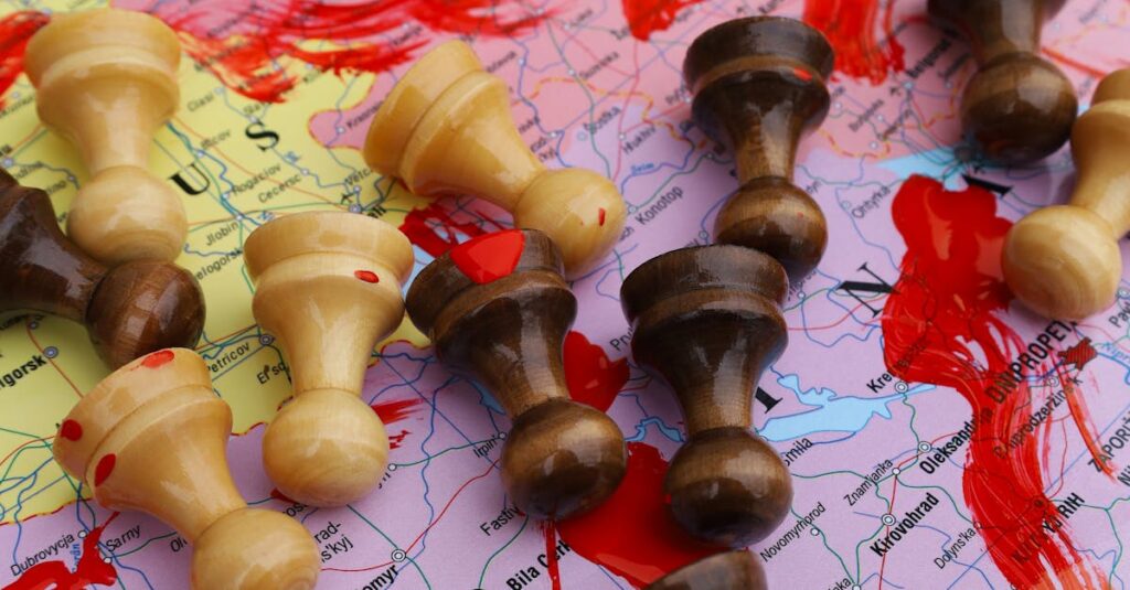 Illustration de Ukraine : l'Europe marginalisée face au plan de paix Trump-Poutine Europe-map-Ukraine-conflict