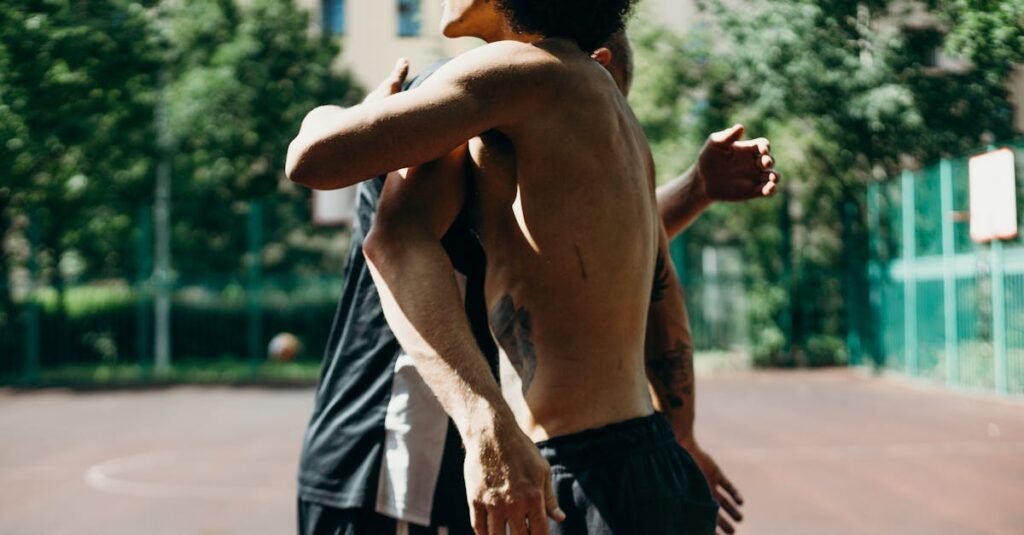 basketball-players-hug