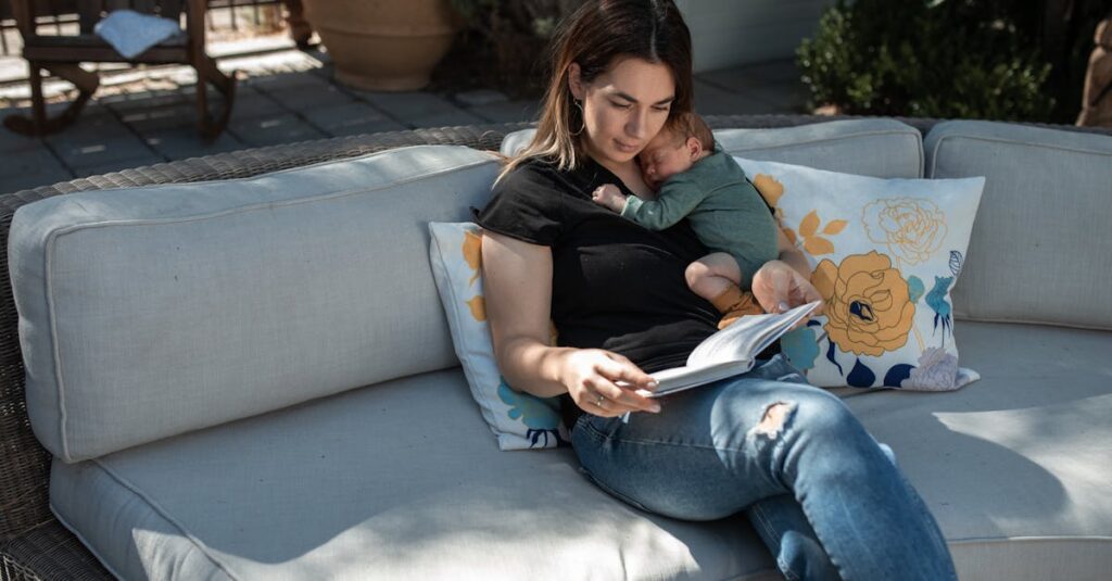 child-reading-outdoors