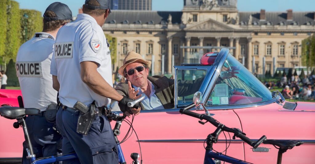 Illustration de Menace à la bombe : le siège de LFI évacué à Paris police-car-Paris