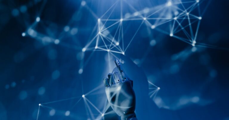 Illustration de IA et Cybersécurité : Les Tendances Tech Majeures de 2026 artificial-intelligence-network-security