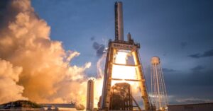 Illustration de SpaceX en Bourse : Guide pour Acheter des Actions du Géant Spatial SpaceX-rocket-launch