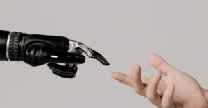 Illustration de IA et Emploi : Révolution ou Évolution du Monde du Travail ? human-and-AI-collaboration