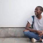 teenager-sitting