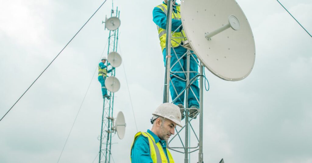 Illustration de Rachat de SFR par Orange, Free et Bouygues : un accord à 20 milliards d'euros telecom-operators-agreement
