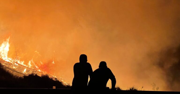 Illustration de Incendies Sud-Ouest : annuler ses vacances et obtenir remboursement forest-fire-evacuation